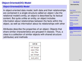 Database Management System- Data Model -02 | PPT