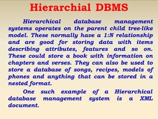 DATABASE MANAGEMENT SYSTEM | PPT