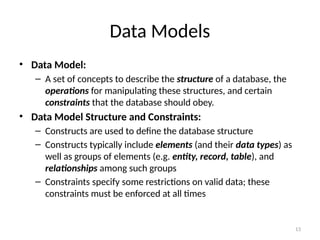 Fundamentals of data base management in science and technology | PPTX
