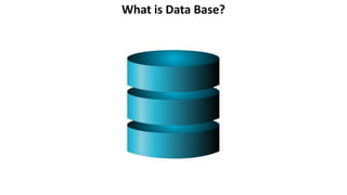 What is Data Base?
 
