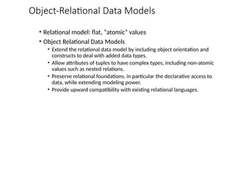 The Need for Databases Data Models Relational Databases Database Design ...