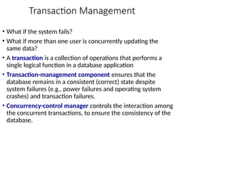 The Need for Databases Data Models Relational Databases Database Design ...