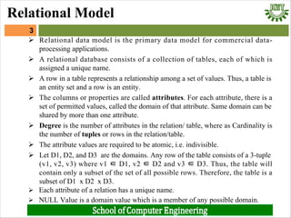 Dbms 9: Relational Model | PPT