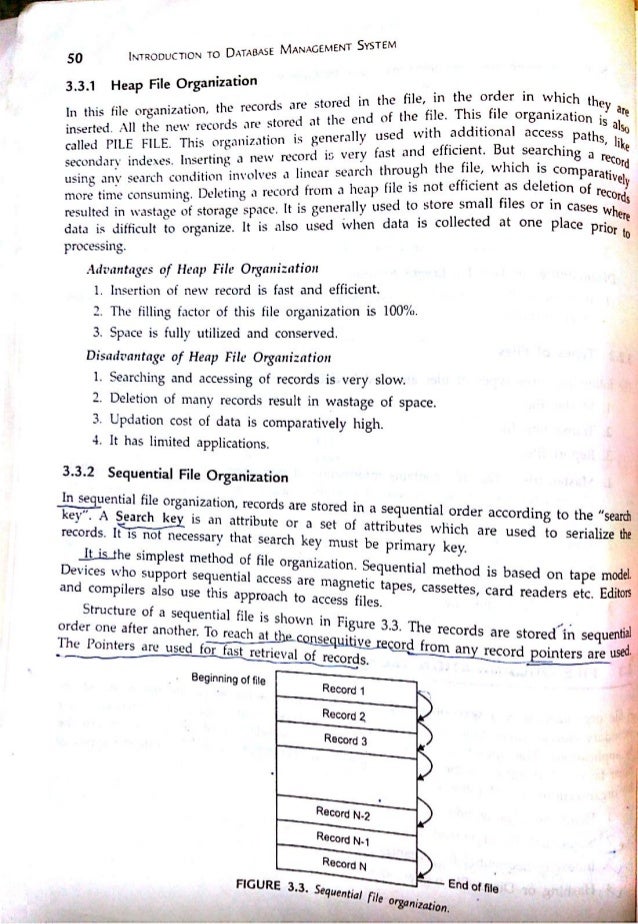 Dbms book special notes