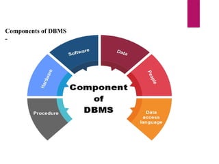 Components of DBMS
-
 