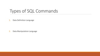 SQL Queries Information | PPT
