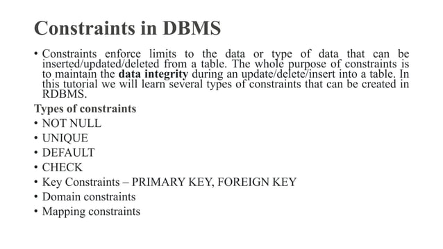 DBMS-Keys , Attributes and Constraints.pptx