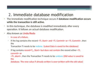 Comprehensive Overview of Transaction Processing, Concurrency Control ...