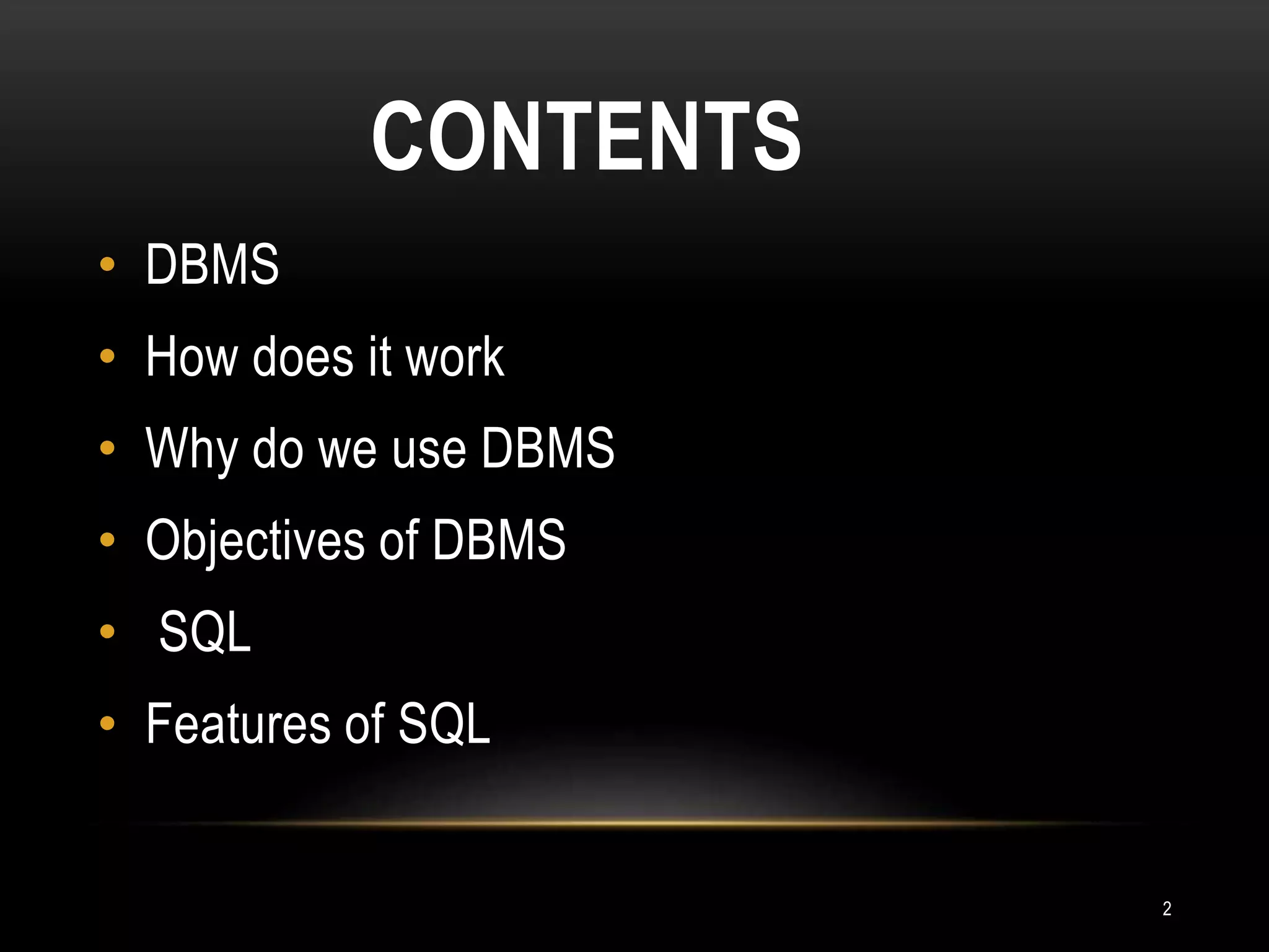 Dbms presentation | PPT