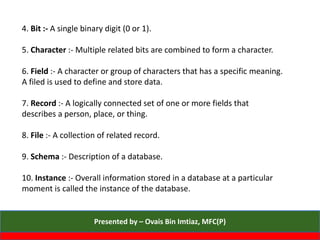DBMS - Relational Model | PPT