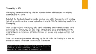 DBMS-Unit-2.pptx | Databases | Computer Software and Applications