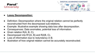 Relational Database Design Functional Dependency – definition, trivial ...