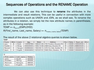 DBMS - Unit 2.pptx for the data base management | PPTX