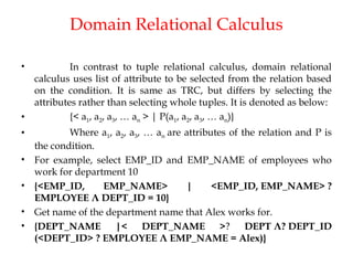DBMS unit 3.ppt semester 4 btech aktu 2024 | PPT