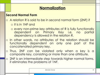 DBMS - Normalization | PPT