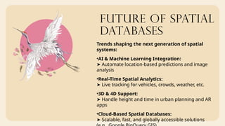 power point presentation on spatial database | PPT