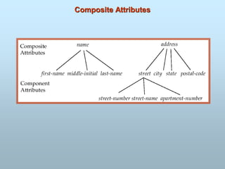 Composite Attributes
 