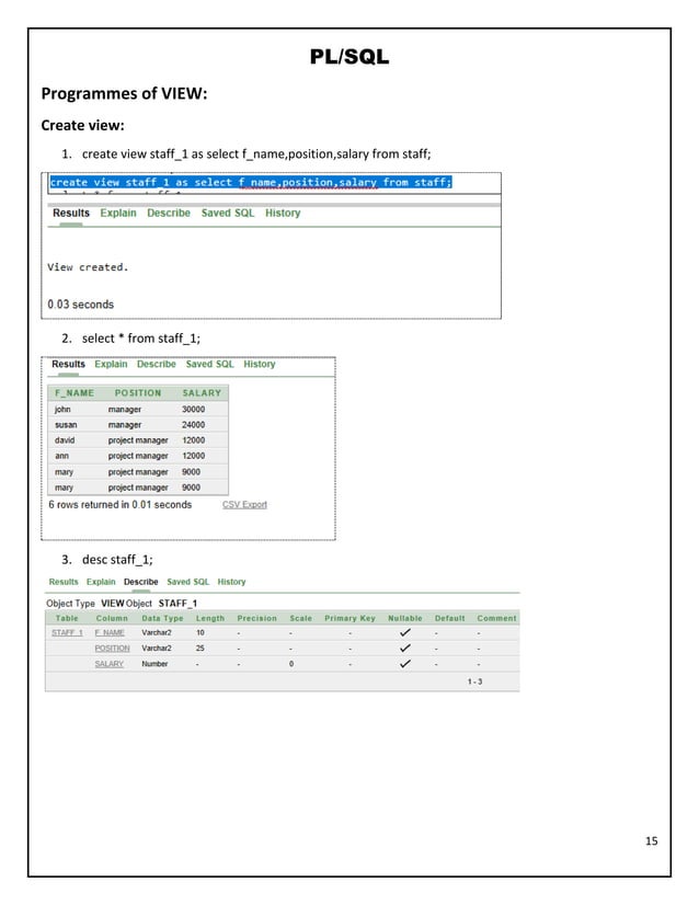 Very simple queries of DBMS | PDF
