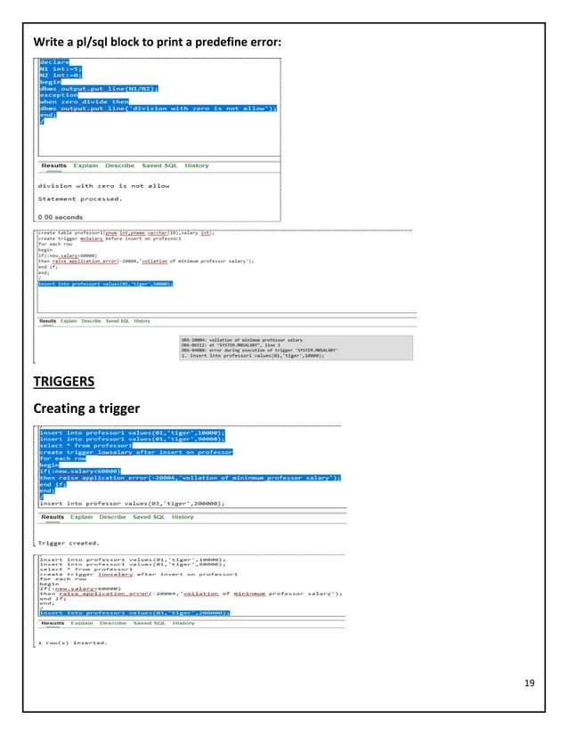 Very simple queries of DBMS | PDF