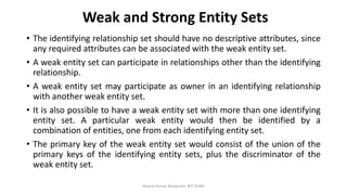 Database management system Lecture 7 : Strong and weak entity sets | PPT
