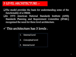 Dbms level of architecture2 | PPT