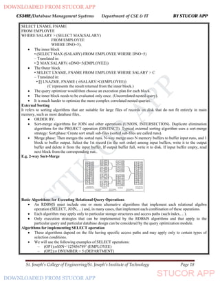 Database Management System NOTES for 2nd year | PDF