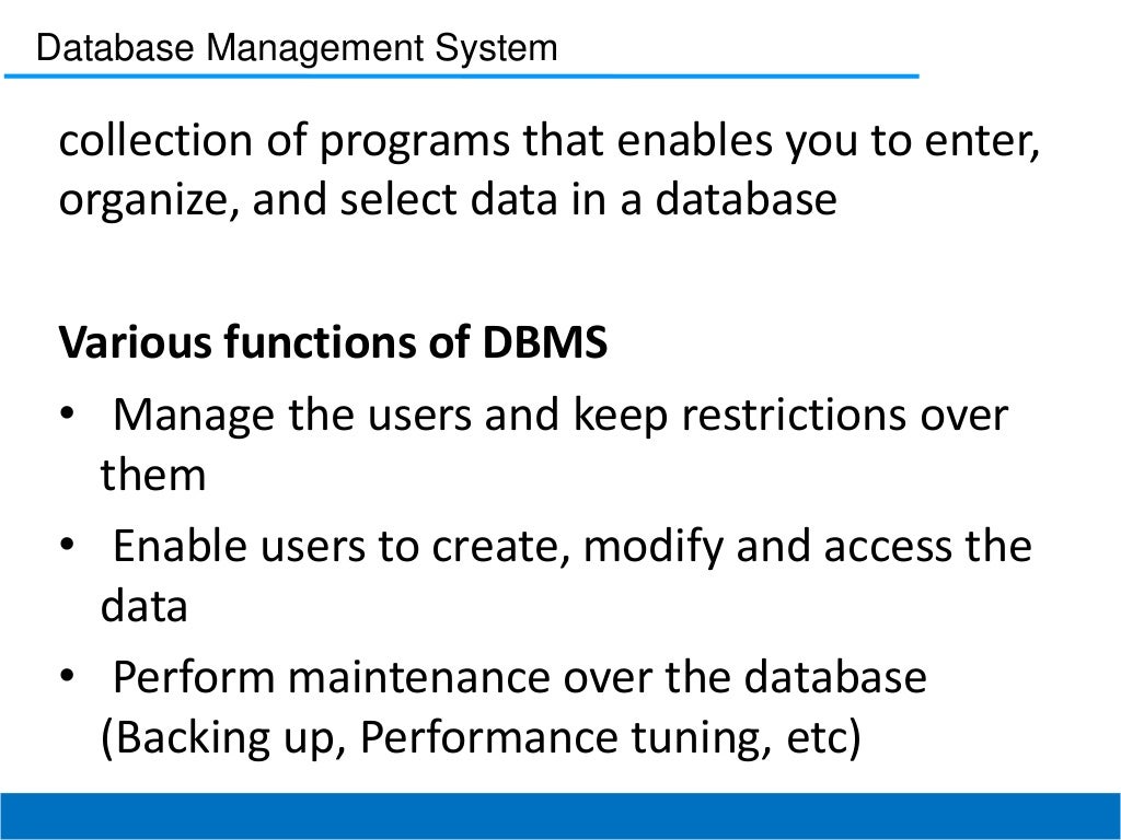 Dbms & oracle