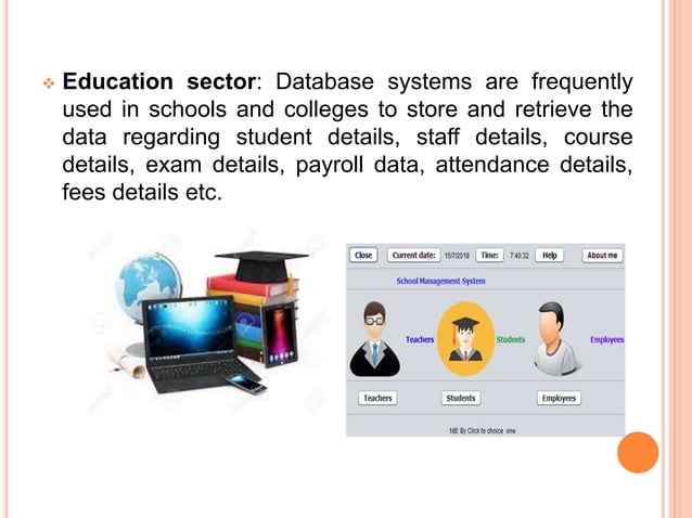 Applications Of Dbms Database Management System Ppt Applications Of Dbms Database Management System Ppt