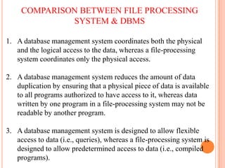 Dbms ppt | PPTX | Databases | Computer Software and Applications