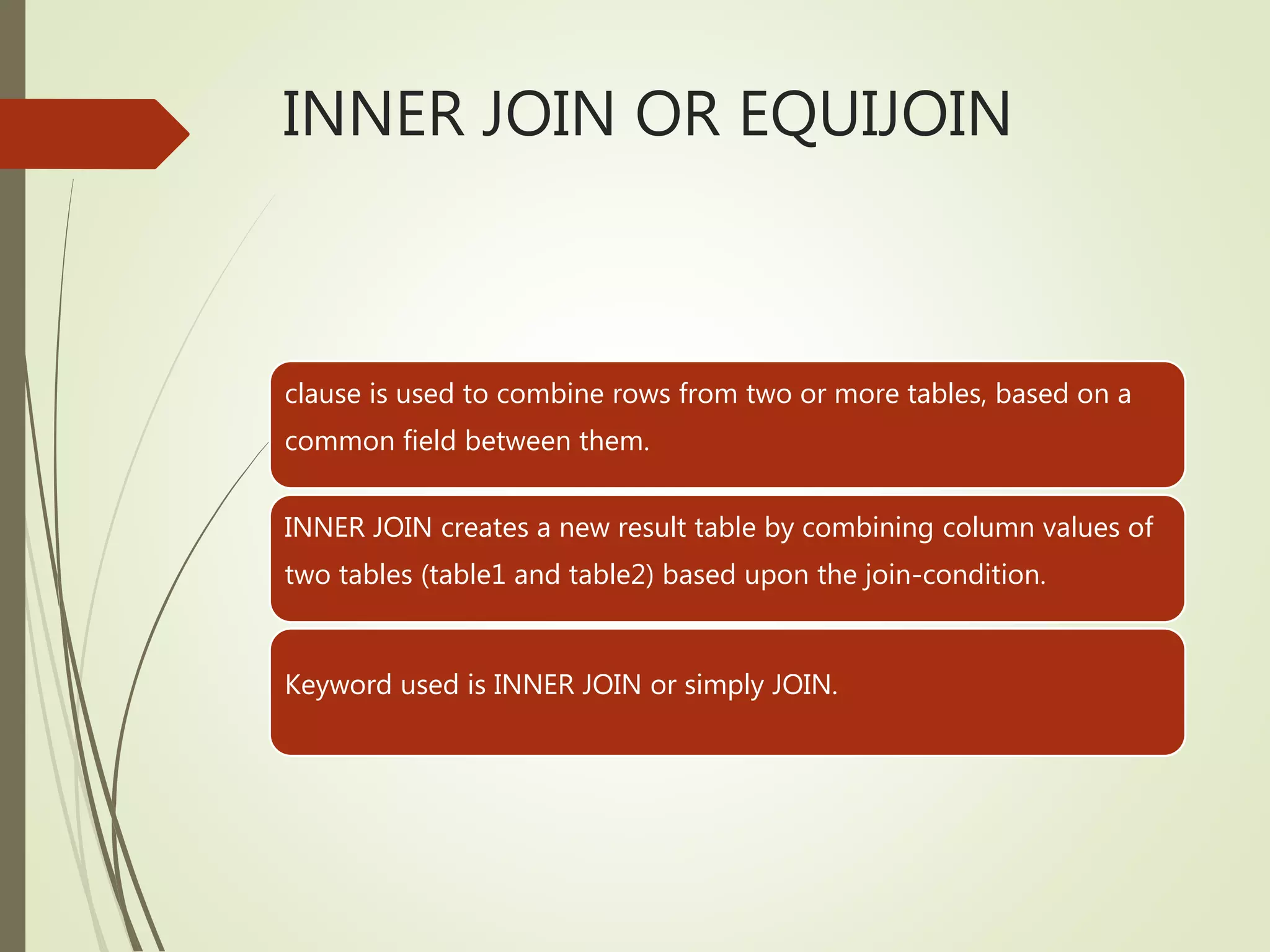 Types Of Sql Joins