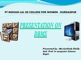 Dbms ppt | PPT