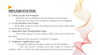 DBMS PPT(CRIME DATABASE).pptx Database s | PPTX