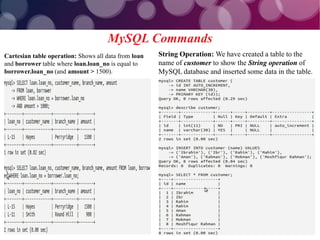 E-R diagram & SQL | PPTX