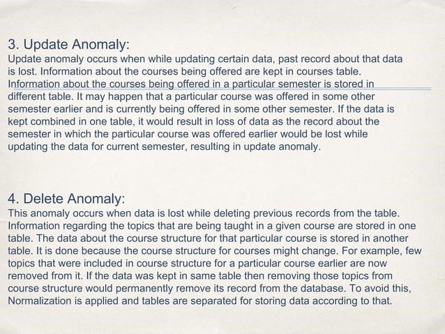 University Database Management Project PPT