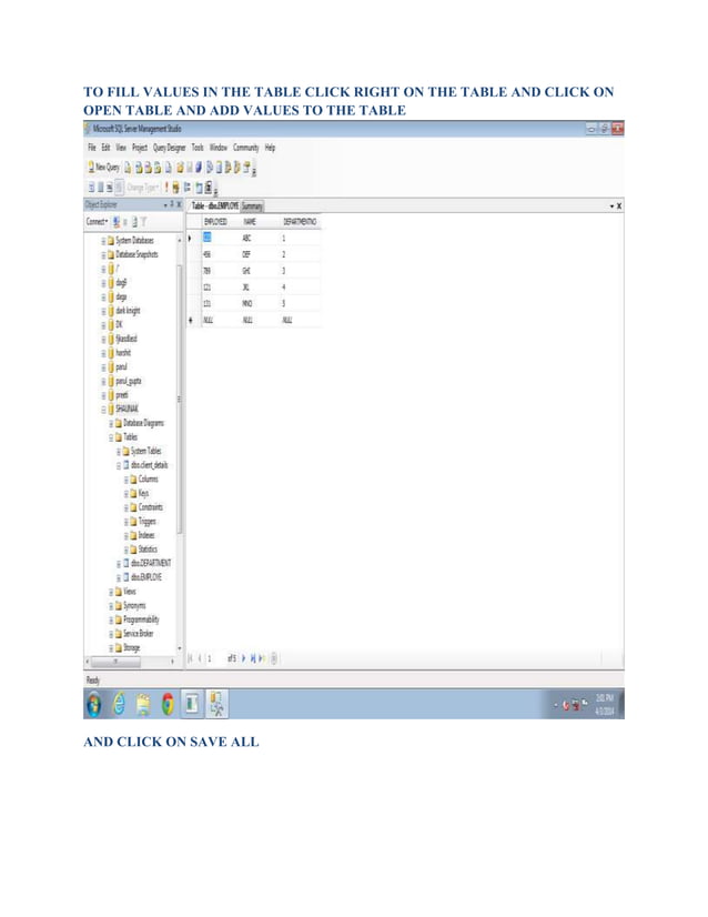 Dbms project file