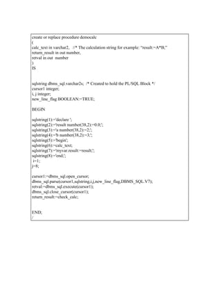 DBMS_SQL | PDF
