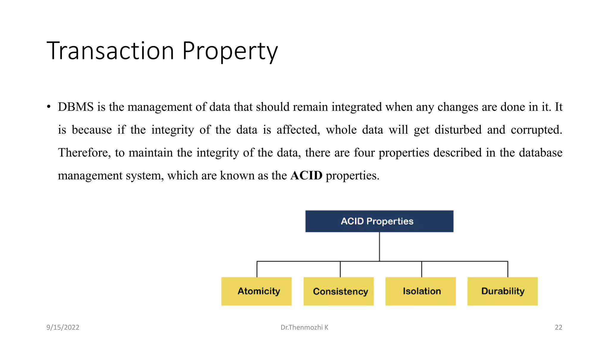 DBMS_Transaction processing – Schedule –Serializable Schedule ...