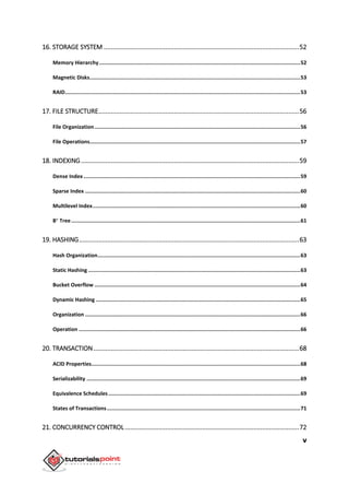 Database Management System Tutorial | PDF