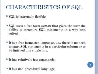 DBMS Unit-2 (Part-II SequenceQueryLanguae) .pptx