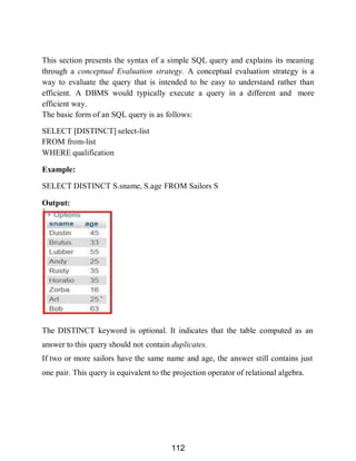 SQL Queries related to DDL and DML and DCL | PDF