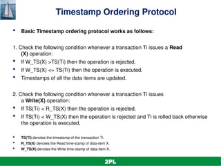 DBMS Unit-5.4. Concurrency Control.pptx it is a PPT on the topic of ...