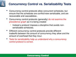 why does the accuracy decrease as the concurrency... DBMS Unit-5.4. Concurrency Control.pptx it is a PPT on the topic of ...