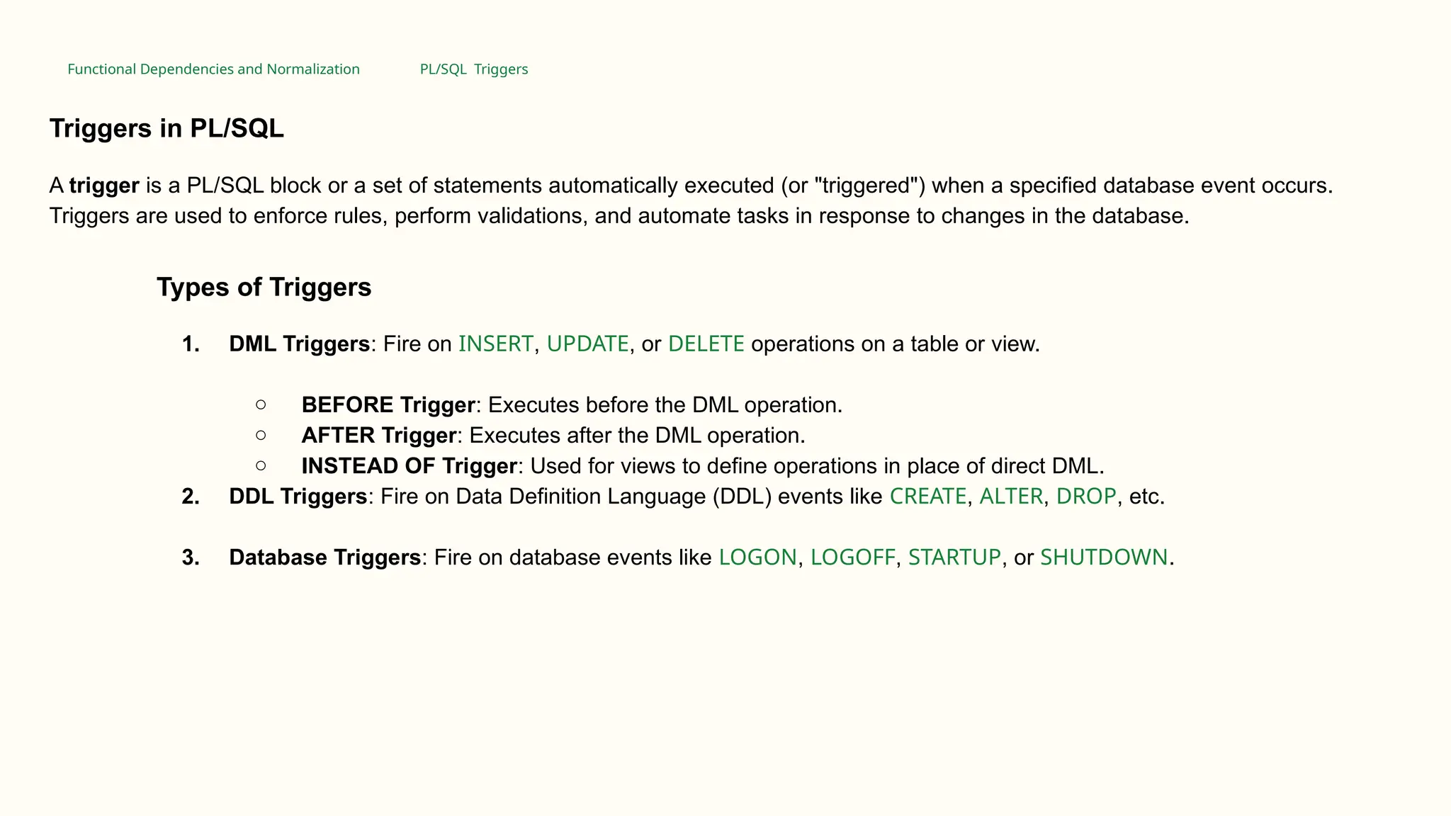 PL/SQL Procedural Language Structured Query | PPTX
