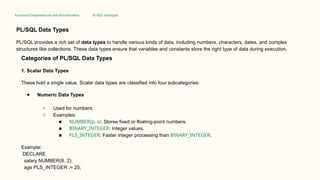 PL/SQL Procedural Language Structured Query | PPTX