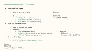 PL/SQL Procedural Language Structured Query | PPTX