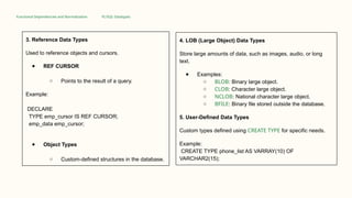 PL/SQL Procedural Language Structured Query | PPTX