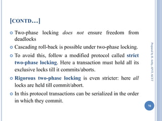 DBMS Unit III Material | PDF