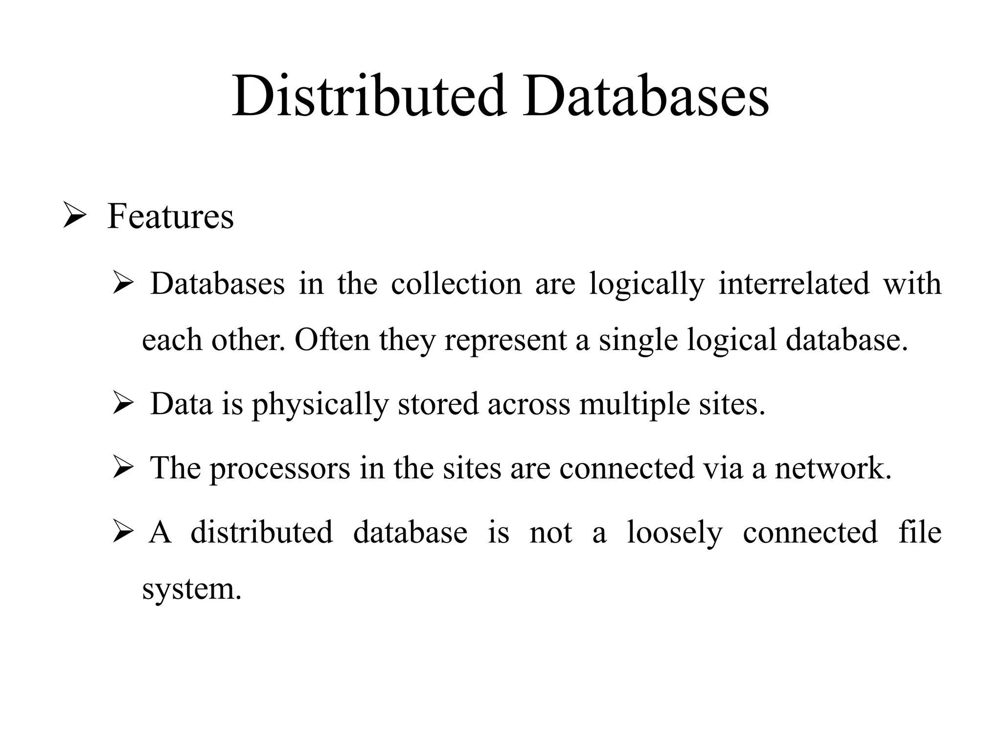 DBMS - Distributed Databases | PPT