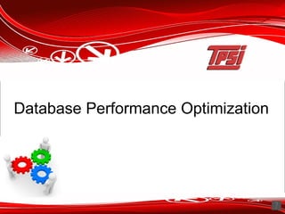 Database Performance Optimization  