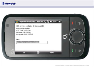 DBpedia Mobile: A Location-Enabled Linked Data Browser